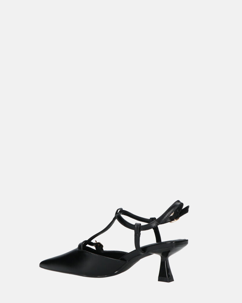 RASHIDA - decolette con tacco basso nero