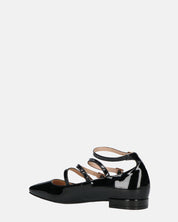 ZAWE - sandali in glassy nero con cinturini