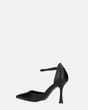 MEENA - decolette nero con cinturino e soletta nera