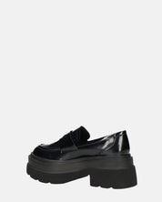BICE - scarpe basse mocassini platform neri