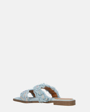 KALI - sandali in tessuto denim con gemme