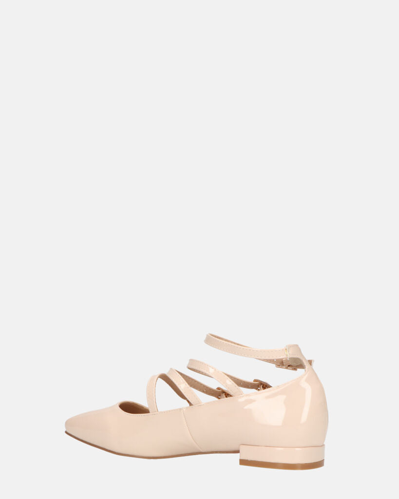 ZAWE - sandali in glassy beige con cinturini