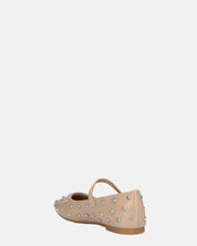 SOFIYA - ballerine beige con cinturino