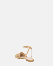 SWAMI - sandali bassi beige con decorazione