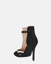 GEMA - scarpe con tacco in denim nero