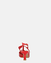 RASHIDA - decolette con tacco basso rosso