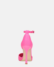 ZINA - decolette con tacco alto e cinturino fucsia