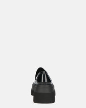 BICE - scarpe basse mocassini platform neri
