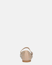 SOFIYA - ballerine beige con cinturino