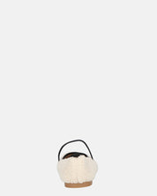 ALISSA - ballerine beige chiaro effetto peluche con suola beige