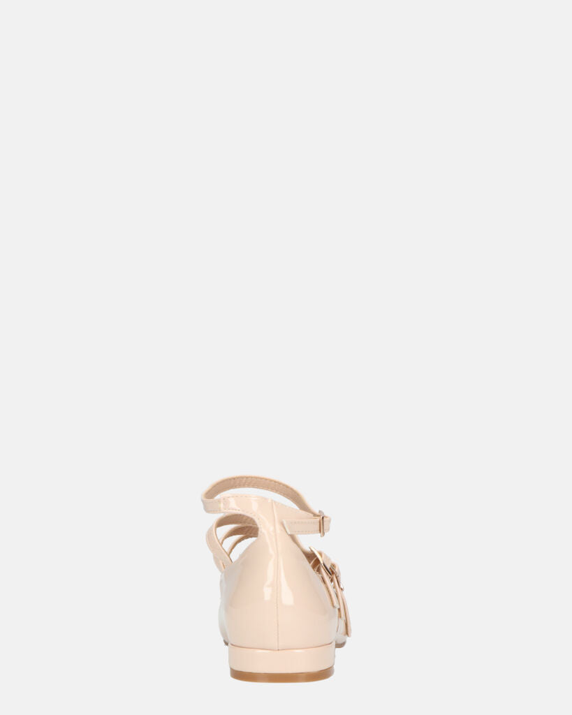 ZAWE - sandali in glassy beige con cinturini