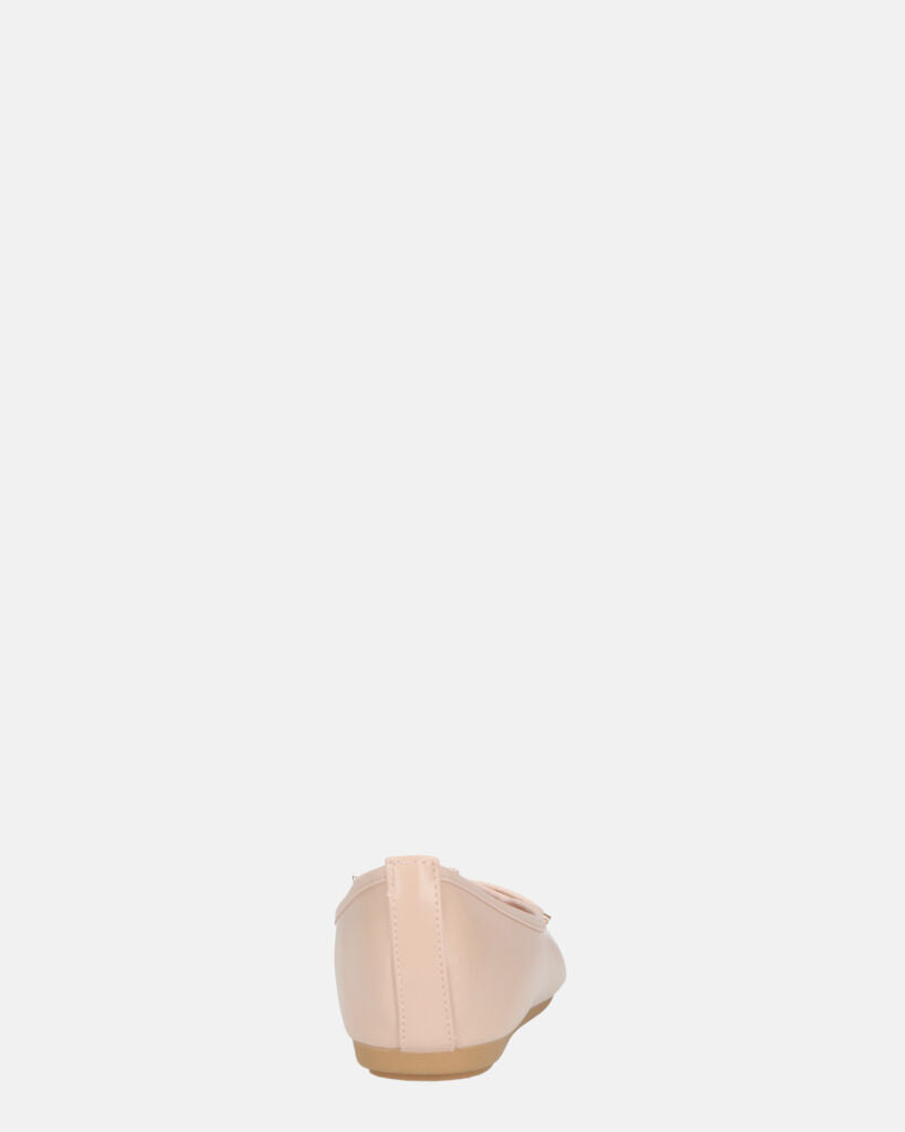GWEN - ballerine beige con fiocco in punta