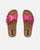 LENA - sandali con suola in sughero e banda fucsia