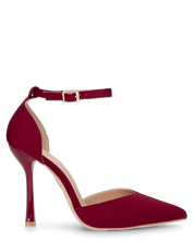 ZINA - decolette con tacco alto e cinturino bordeaux