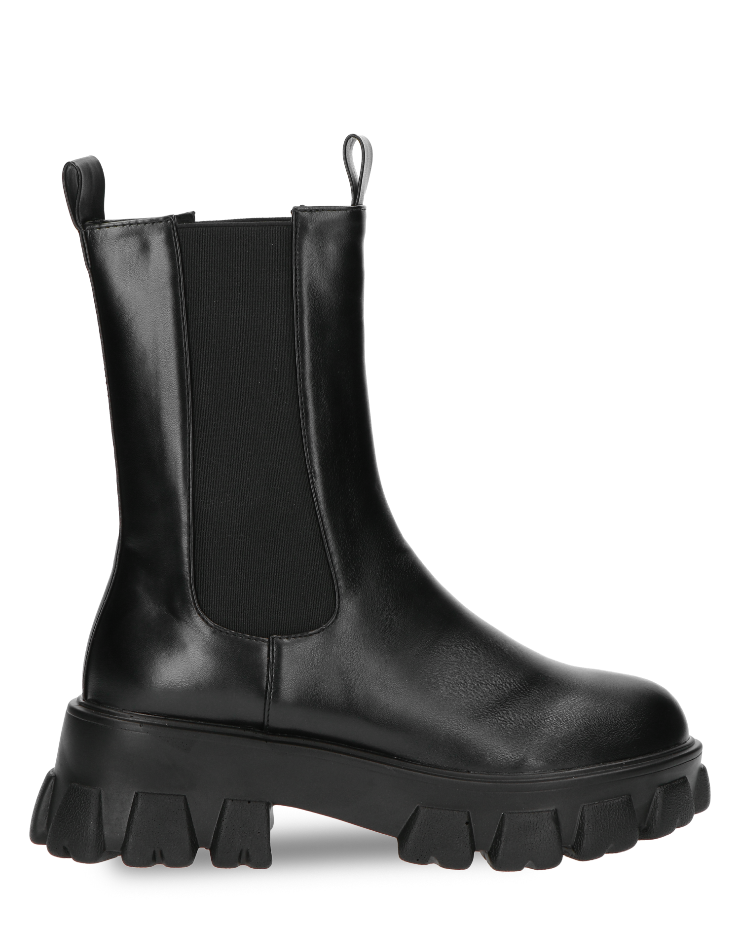 GREET - stivaletto platform in ecopelle nero