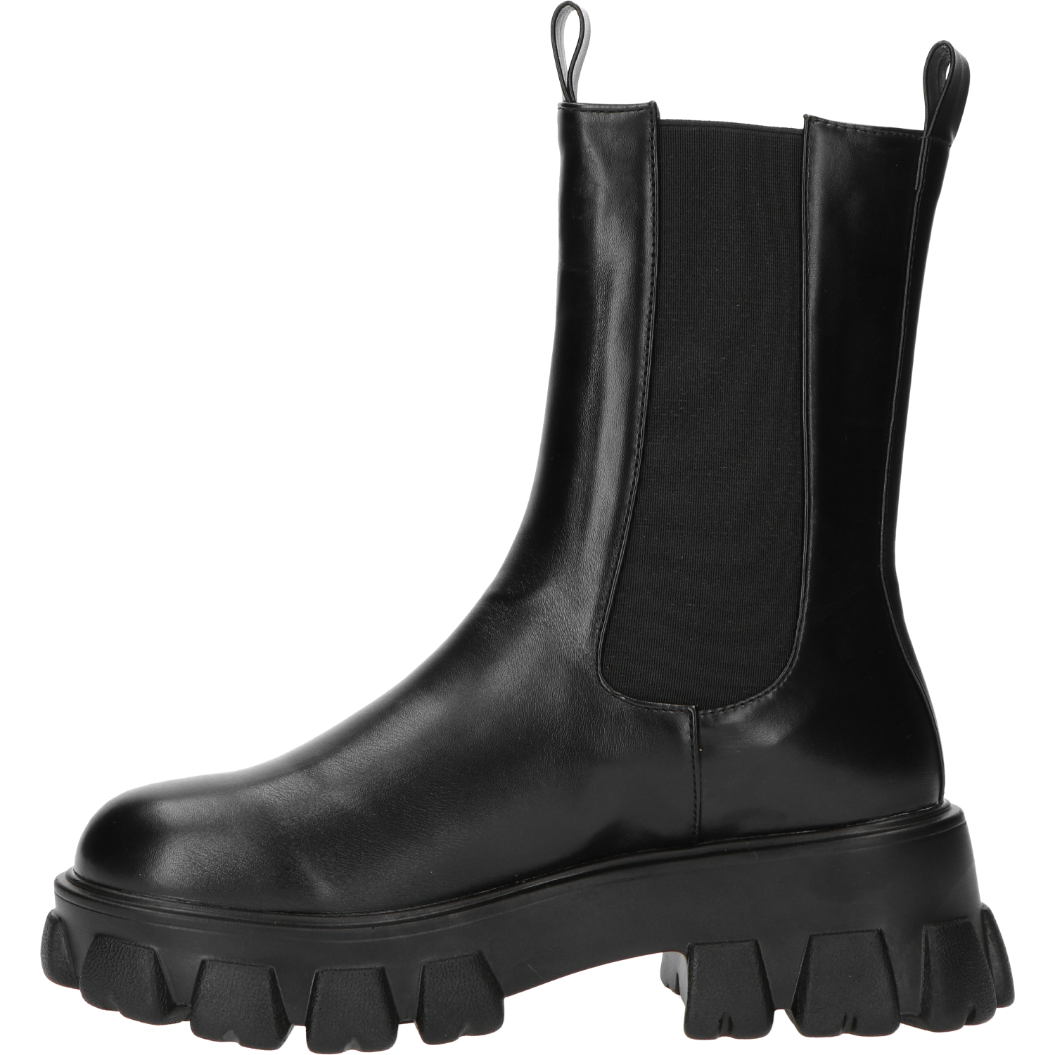 GREET - stivaletto platform in ecopelle nero