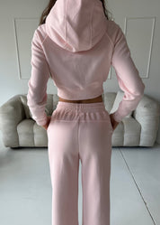 TRUTH - tuta set completo felpa e pantalone in rosa
