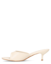 LAYLA - sandali beige chiaro liscio con tacco basso