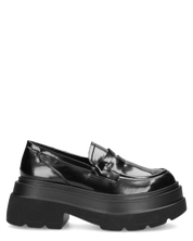 BICE - Mocassino chunky nero con maxi suola platform