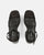 MARIMAR - sandali con zeppa in lycra nero