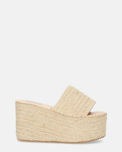 ALEXANDRA - sandalo platform in beige