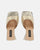 BUKET - sandali con tacco in oro pitonato