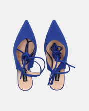 IOLE - scarpe con tacco a spillo in lycra blu