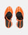 MAYBELLE - sandali in glassy arancione con tacco cilindrico
