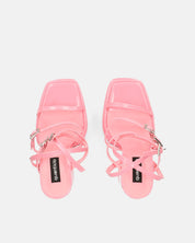 TEXA - sandali con cinturino e tacco alto in rosa