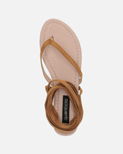 SABA - sandali bassi beige