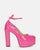 SOLEIL - scarpe con tacco alto in glassy fuchsia