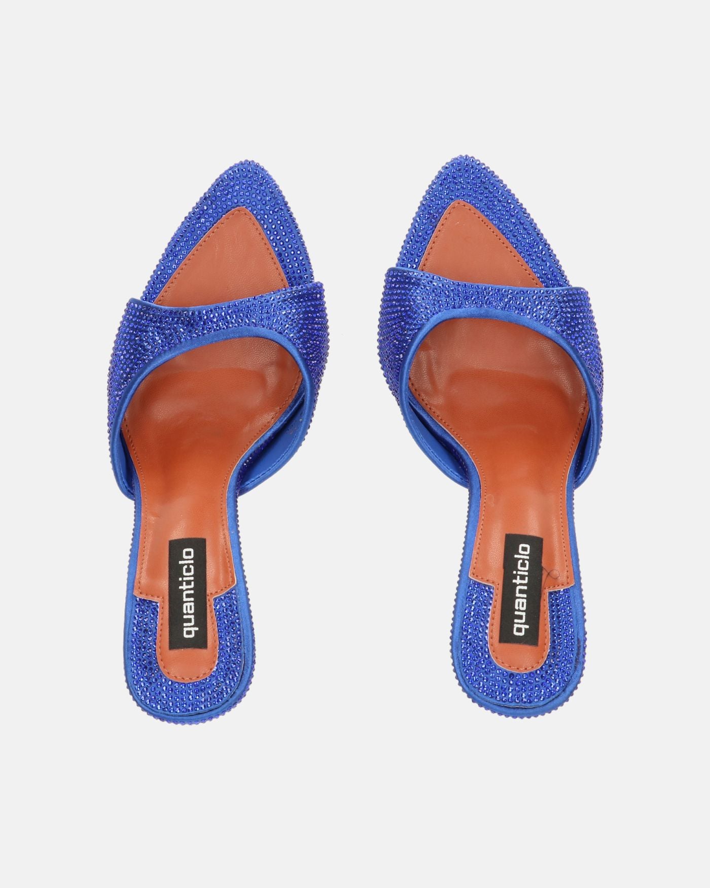 SILVIA - tacchi a spillo in blu glitter