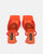 EMMI - sandali con tacco arancione con elastico