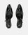 LUDWIKA - scarpe con tacco e cinturino con glassy nero