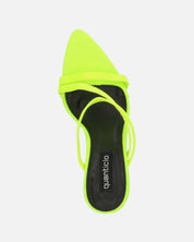 JUDY - tacco a spillo giallo fluo