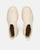 HELGA - stivaletti beige con tessuto elastico laterale
