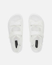 ALIZEE - sandali in ecopelle bianca con effetto padded