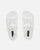 ALIZEE - sandali in ecopelle bianca con effetto padded