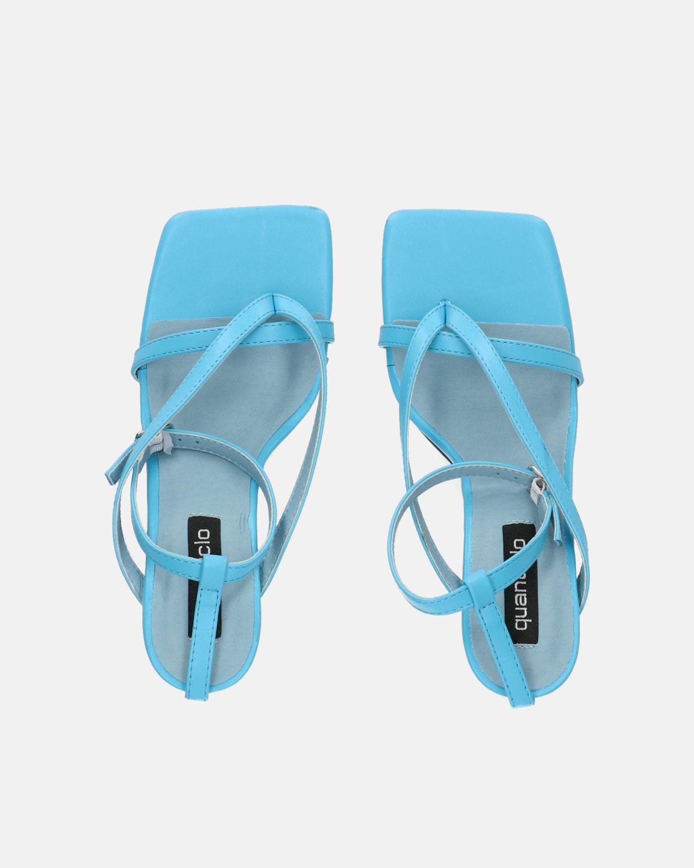 ADELE - sandalo infradito con tacco blu
