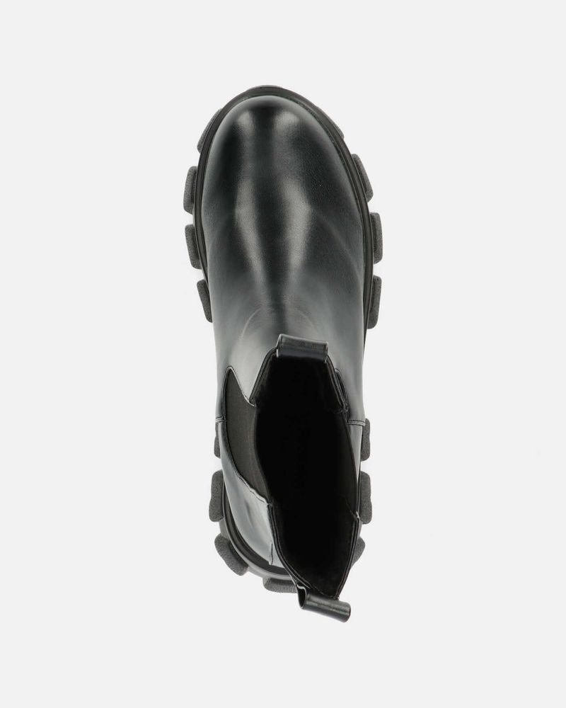 GREET - stivaletto platform in ecopelle nera