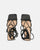MELISA - sandali con lacci in ecopelle nera
