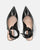 DOROTY - tacchi a spillo in ecopelle nera con lacci