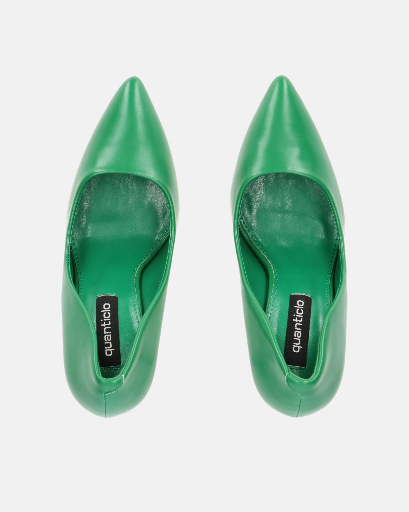 CONSUELO - decollete in PU verde
