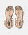 KENZA - sandali pitonati con cinturini e borchie