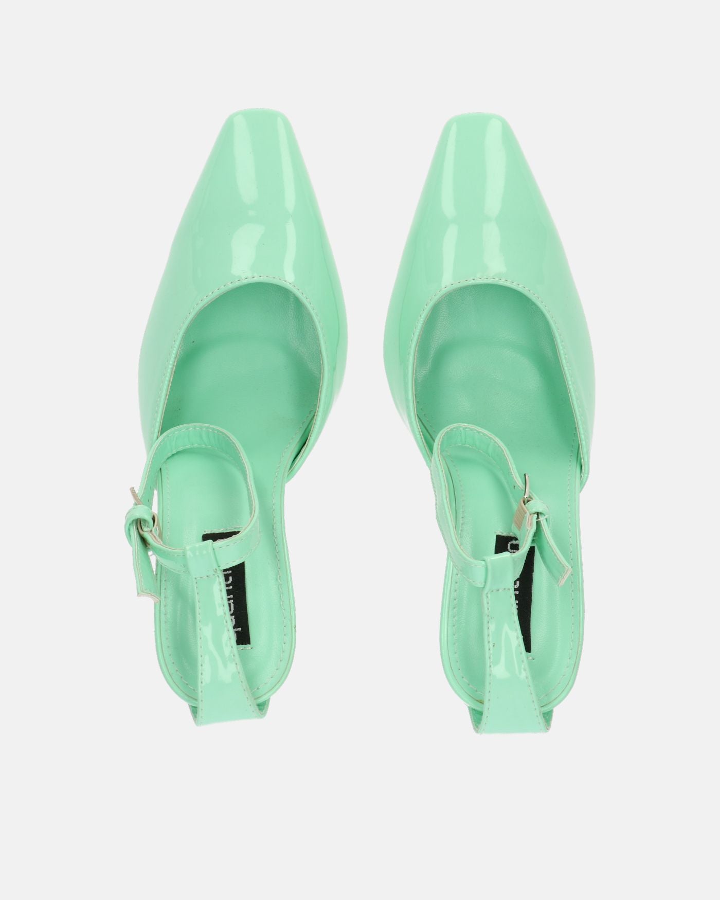 LUDWIKA - chaussures à talon et bride en glassy vert