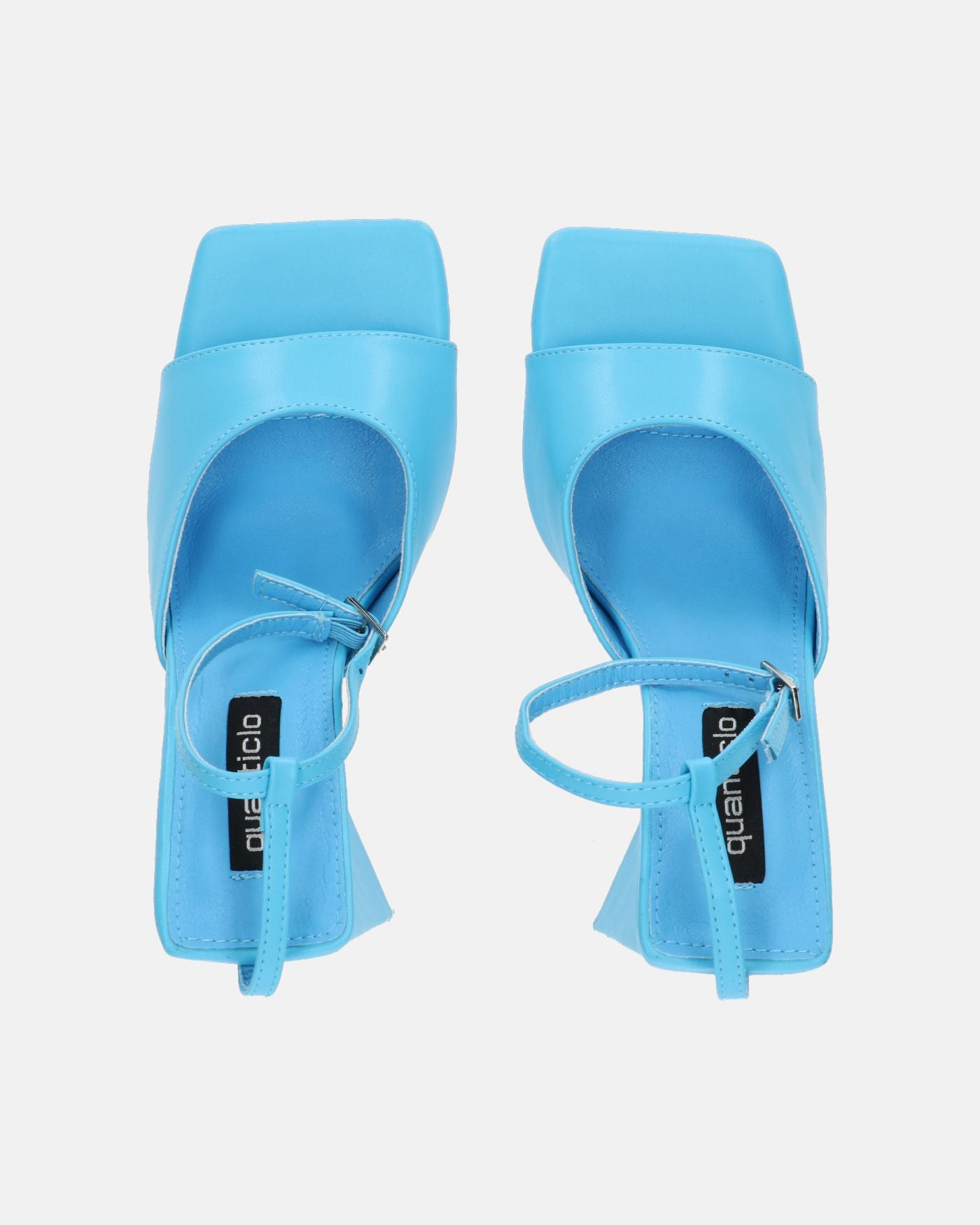 KUBRA - sandali con cinturino in ecopelle azzurra