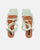 NAKI - sandali in camoscio verde con tacco e lacci