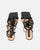 MARISOL - sandali con tacco neri con lacci
