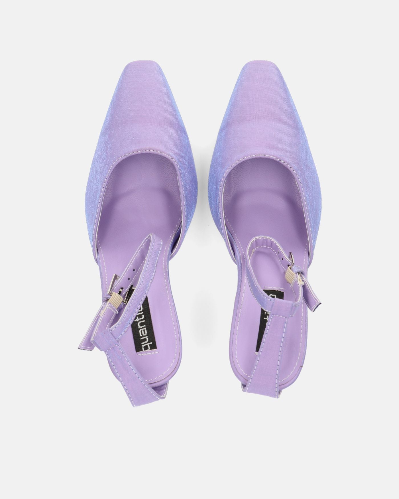 LUDWIKA - scarpe con tacco e cinturino in lycra viola