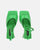 KUBRA - sandali con cinturino in ecopelle verde